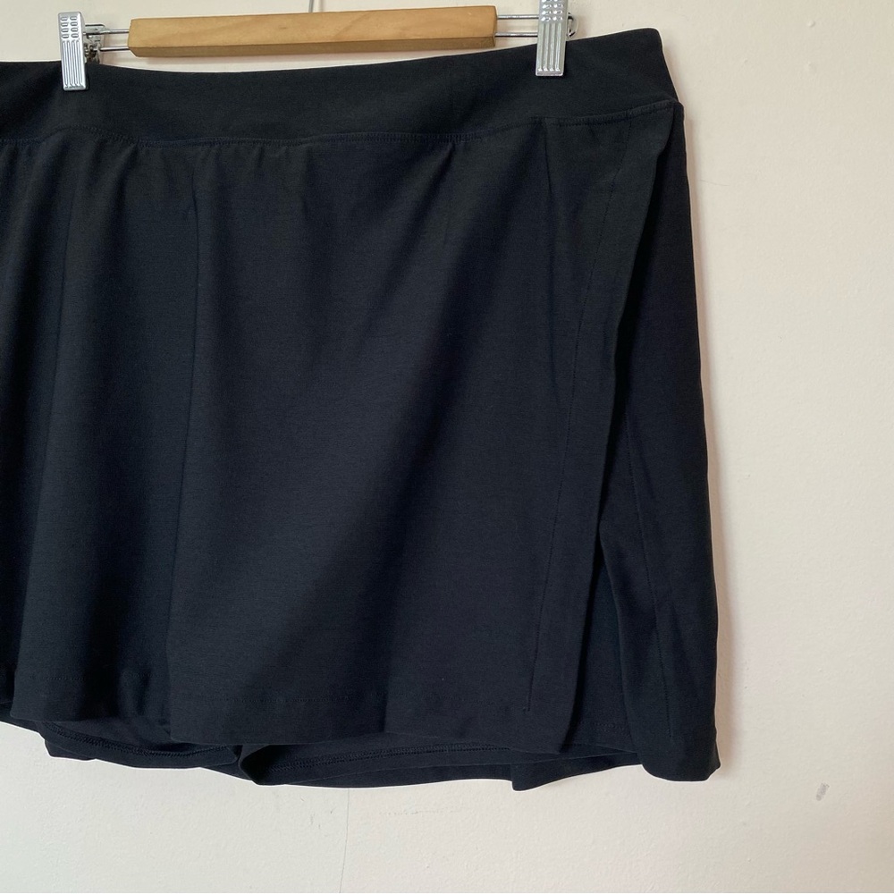 Outdoor Voices Court Active Tennis Skort Side Slit 4.5” Inseam Black Sz XXXL - Picture 6 of 11